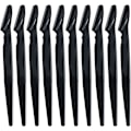 Miniatyrbillede 1 af 2: 10x Øjenbrynsbarberknive - Sort Black
