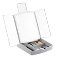 Miniatyrbillede 1 af 9: Make-up Spejl med Opbevaring - LED Grey