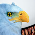 Miniatyrbild 2 av 5: 3D örndrake för utomhuslek multifärg