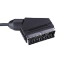 Pikkukuva 2 / 3: Scart-kaapeli PS1:lle ja PS2:lle Black