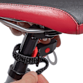 Miniatyrbillede 3 af 8: Baglygte til Cykel, LED - 5 Lystilstande Black