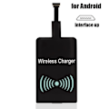 Pikkukuva 2 / 5: Qi-Sovitin - Langaton Laturin Vastaanotin Micro-USB - Musta Black