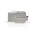 Miniatyrbild 3 av 9: Keystone | CAT6a | RJ45 Hona | S/FTP | Metall | Låda
