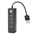 Pikkukuva 3 / 4: USB-Hub 2.0 - 4x USB-porttipistoke Black