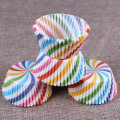 Pikkukuva 3 / 3: 100x Raidalliset Muffinssimuotit Multicolor