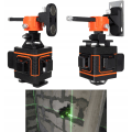Miniatyrbild 4 av 9: Nivålaser - 360° - 16 mätlinjer - Grön multifärg
