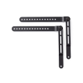 Miniatyrbillede 3 af 4: Roterbart Soundbar Vægbeslag 32 til 65 tommer, Max 10 kg Black