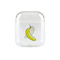 Miniatyrbillede 1 af 2: Beskyttelsesetui til AirPods - Banan Transparent