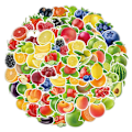 Pikkukuva 1 / 3: Mega Pack -tarroja - hedelmät ja vihannekset Multicolor
