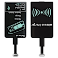 Miniatyrbillede 4 af 5: Qi Adapter - Trådløs Modtager for Oplading til Micro-USB - Sort Black