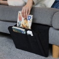 Miniatyrbillede 3 af 3: Opbevaringslomme til seng og sofa - Sort Black