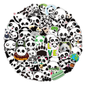 Pikkukuva 2 / 5: Tarrapakkaus - pandat Multicolor