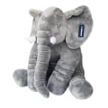 Miniatyrbillede 1 af 6: Tøjbamse, Elefant - Grå - 60 cm Grey