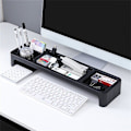 Miniatyrbillede 2 af 4: Skrivebordsopbevaring, 53 x 14 cm - Sort Black