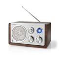 Pikkukuva 4 / 7: FM-radio pöytämuotoilulla ja virtalähteellä, ruskea Multicolor