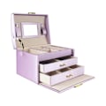 Miniatyrbillede 2 af 2: Smykkeskrin, Kunstlæder - Lilla Purple