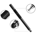 Miniatyrbillede 3 af 3: Dobbeltsidet Styluspen - Universal - Sort Black