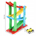 Pikkukuva 4 / 8: Puinen ramppi värikkäillä autoilla - 5 kpl Multicolor