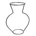 Miniatyrbillede 1 af 7: Unik planteholder - jern - sort Black
