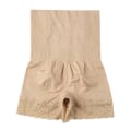 Miniatyrbillede 4 af 5: Shapewear Shorts, Høj Talje, Blonder - Beige Beige M