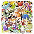 Pikkukuva 3 / 3: Tarrat, 50 pack - Dinosaurukset Multicolor