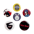 Miniatyrbillede 1 af 2: Tokyo Ghoul, 6x Pins Multicolor