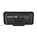 Miniatyrbild 2 av 5: Digital Klockradio med USB-uttag Svart