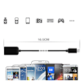 Pikkukuva 4 / 4: USB - Micro USB Kaapeli - OTG Adapteriin - Musta Black