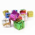 Miniatyrbillede 1 af 5: Julepynt | Gaveæsker til dekoration - 12 stk Multicolor