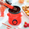 Miniatyrbild 8 av 10: Chokladfondue med Tillbehör - Elektrisk Röd