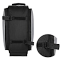 Miniatyrbillede 6 af 9: Sort cykeltaske med refleks - 13 l Black