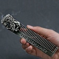 Miniatyrbillede 2 af 5: Skægkam i Rustfrit Stål Silver