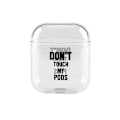 Miniatyrbild 1 av 2: Skyddsfodral till AirPods - Text Transparent