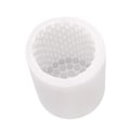 Miniatyrbillede 1 af 7: Form til stearinlys - silikone White