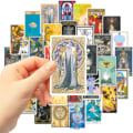 Pikkukuva 3 / 5: Tarrat - tarot - 50 kpl Multicolor