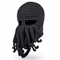 Miniatyrbillede 2 af 4: Balaclava, blæksprutte - sort Black