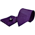 Pikkukuva 1 / 5: Pukutarvikkeet | Solmio + Nenäliina + Kalvosinnapit - Violetti Multicolor one size