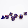 Pikkukuva 2 / 5: Noppa laudalle ja roolileikkiin - tummanvioletti - 7 kpl Multicolor