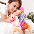 Miniatyrbillede 4 af 6: Barbie - Dukke og Hest Multicolor