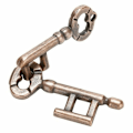 Miniatyrbillede 1 af 4: Nøglepuslespil Bronze