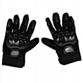 Pikkukuva 3 / 9: Mustat moottoripyörä käsineet XL Black one size