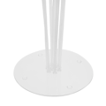 Miniatyrbillede 3 af 9: Ballonstativ 70 cm White