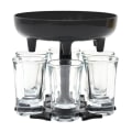 Miniatyrbillede 1 af 2: Dispenser med 6 shotglas Black