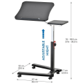 Miniatyrbillede 3 af 4: Tatkraft, Joy - Laptopbord med separat muse bord 13407 Black