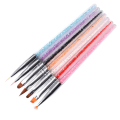Pikkukuva 1 / 3: 7x Manikyyriin Tarkoitetut Kynsisiveltimet Multicolor