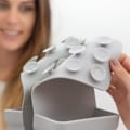 Miniatyrbillede 3 af 8: Holder til badeværelsesartikler Grey