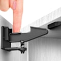 Miniatyrbillede 2 af 2: Børnesikring til skabe og luger - sort - 5 stk Black