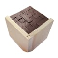 Pikkukuva 3 / 4: IQ-Palapeli Puusta, 3D - Kuutio Brown
