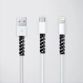 Miniatyrbillede 4 af 7: Kabelbeskyttelse til USB - sort Black