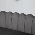Miniatyrbillede 8 af 10: Elegant 2-personers stofsofa i fløjlspolyester
